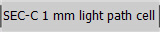 SEC-C 1 mm light path cell