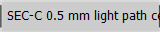 SEC-C 0.5 mm light path cell